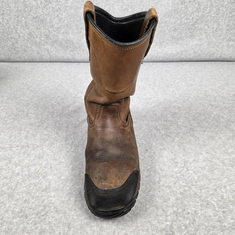 Red Wing Boots Mens Size‎ 8.5 D Brown Waterproof Pull On Work Safety Toe 4448